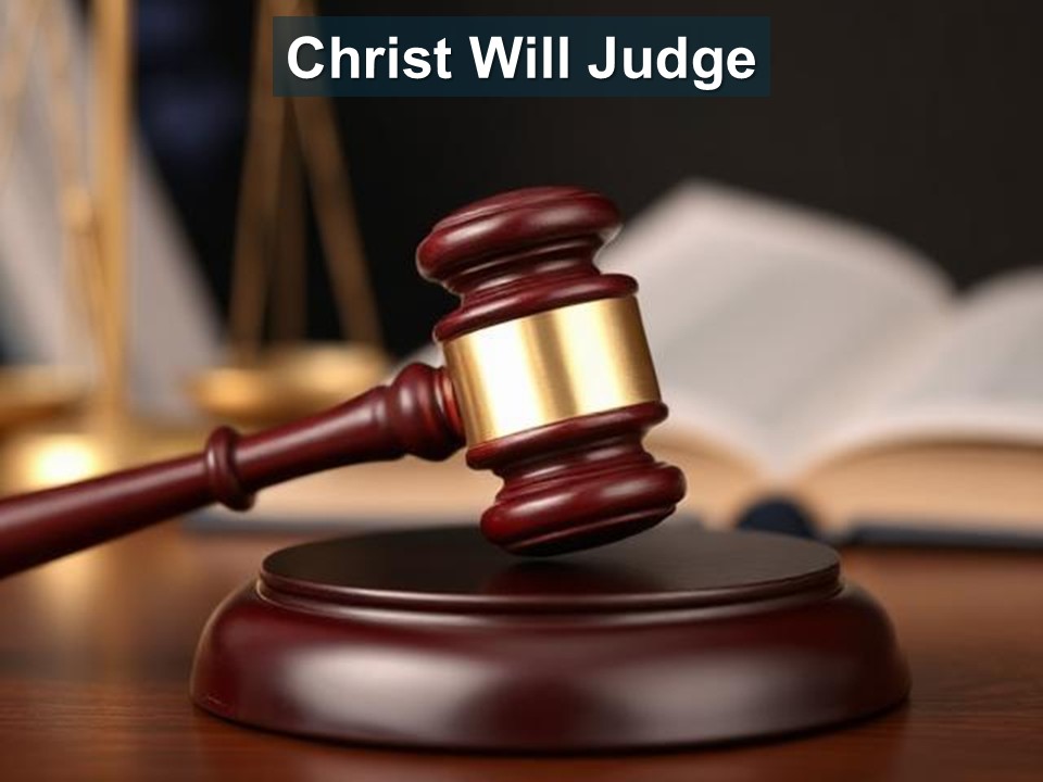 Christ Will Judge